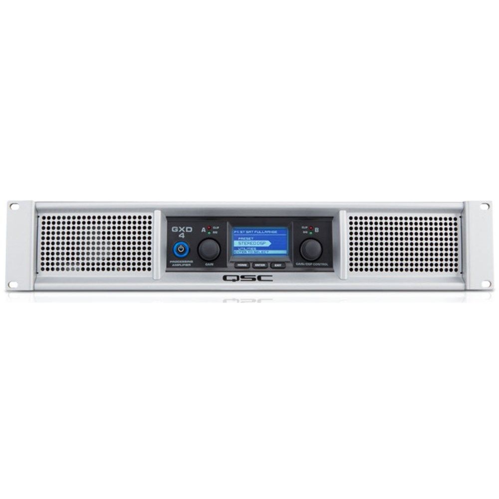 QSC GXD4 Professional Power Amplifier (400W @ 8ohms)
