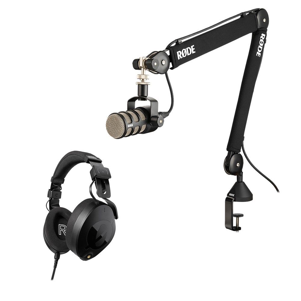 Rode RodeCaster Pro II Pack 3 w/ 3x PodMic, PSA1+, NTH100, Cover