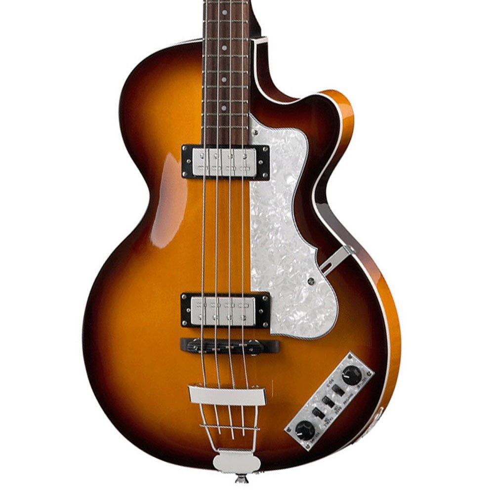 Hofner Ignition Series Club Bass (Sunburst) inc Shaped Hard Case