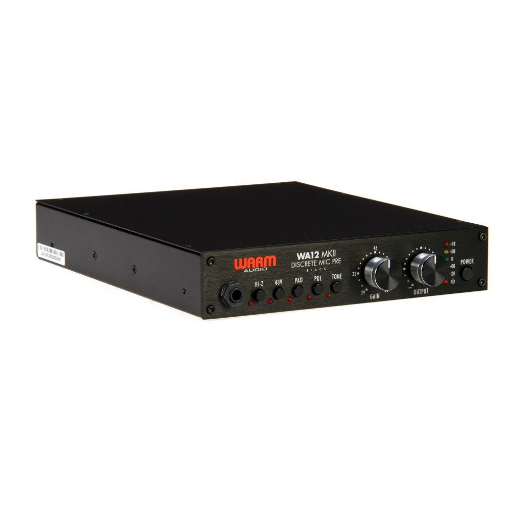 DTM・DAW warm audio WA12 MK2 black discrete Warm Audio WA12 MKII Preamp | FrontEndAudio.com