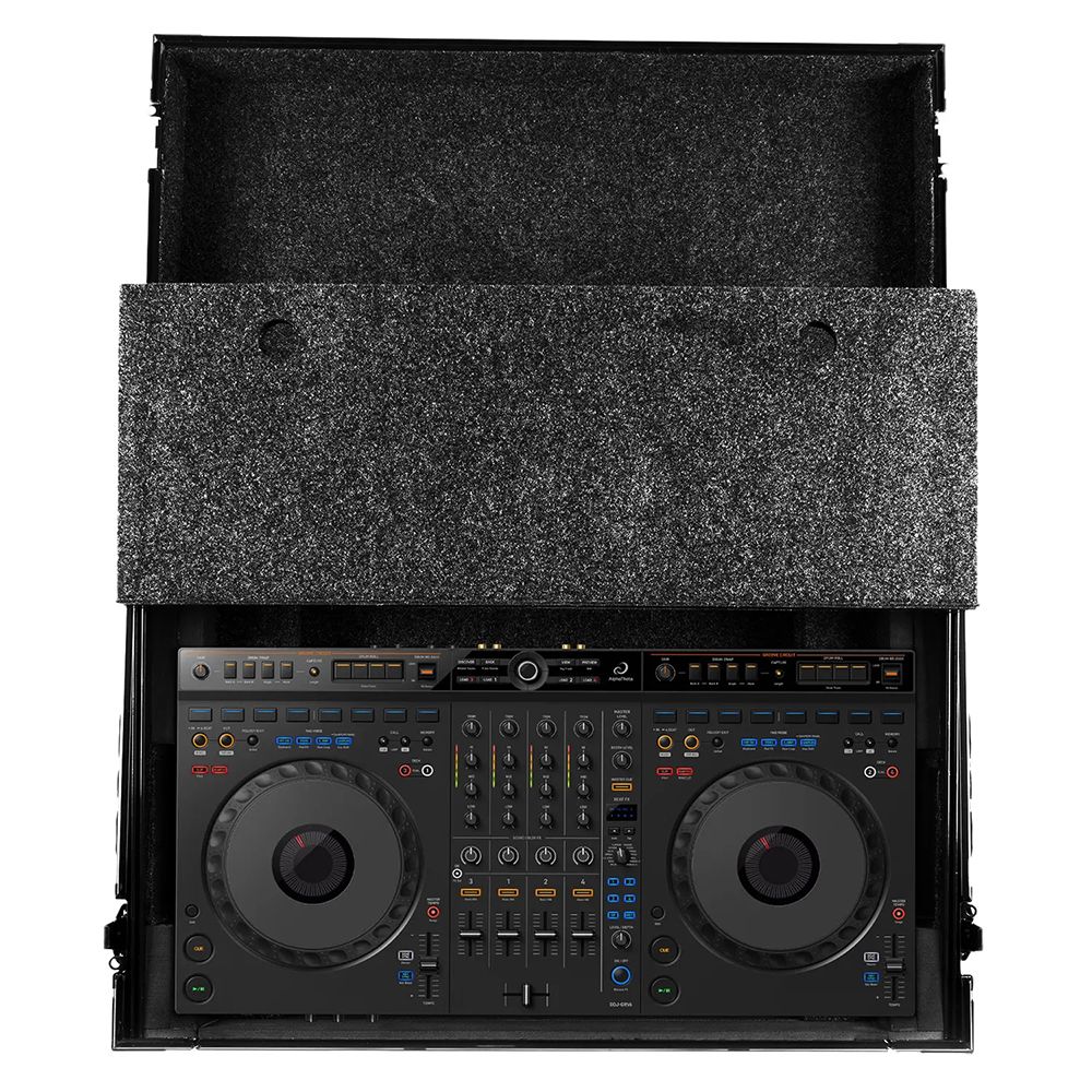 UDG Ultimat Flight Case for AlphaTheta DDJ-GRV6 w/ Laptop Shelf