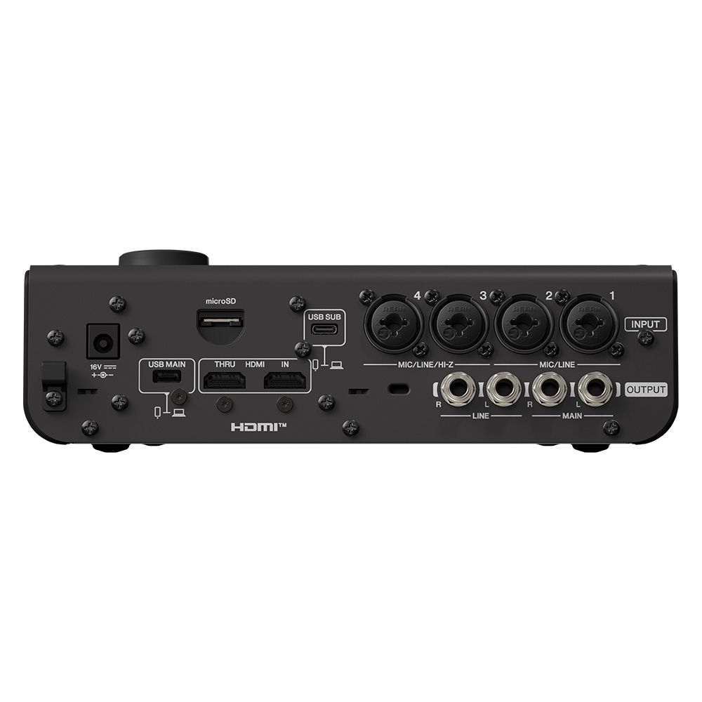 Yamaha URX44V 6x4 USB-C Audio & Video Interface (Black) | Store DJ