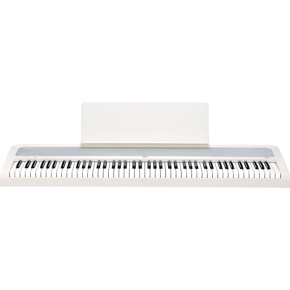 Korg B2 Plus 88-Note Weighted Digital Piano w/ Stand Pack (White