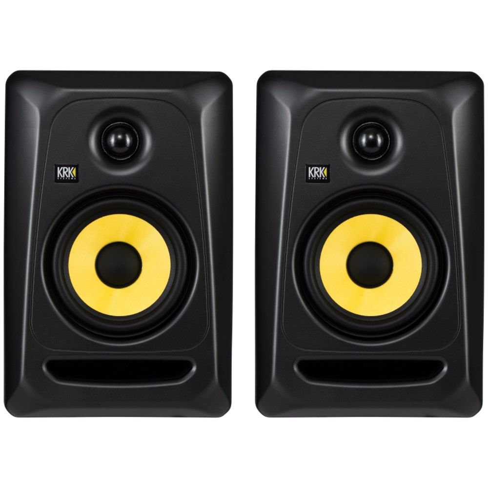 KRK Classic 5 Professional 5" Powered Studio Monitor Pack w/ Cables & Isolation Pads (Pair)