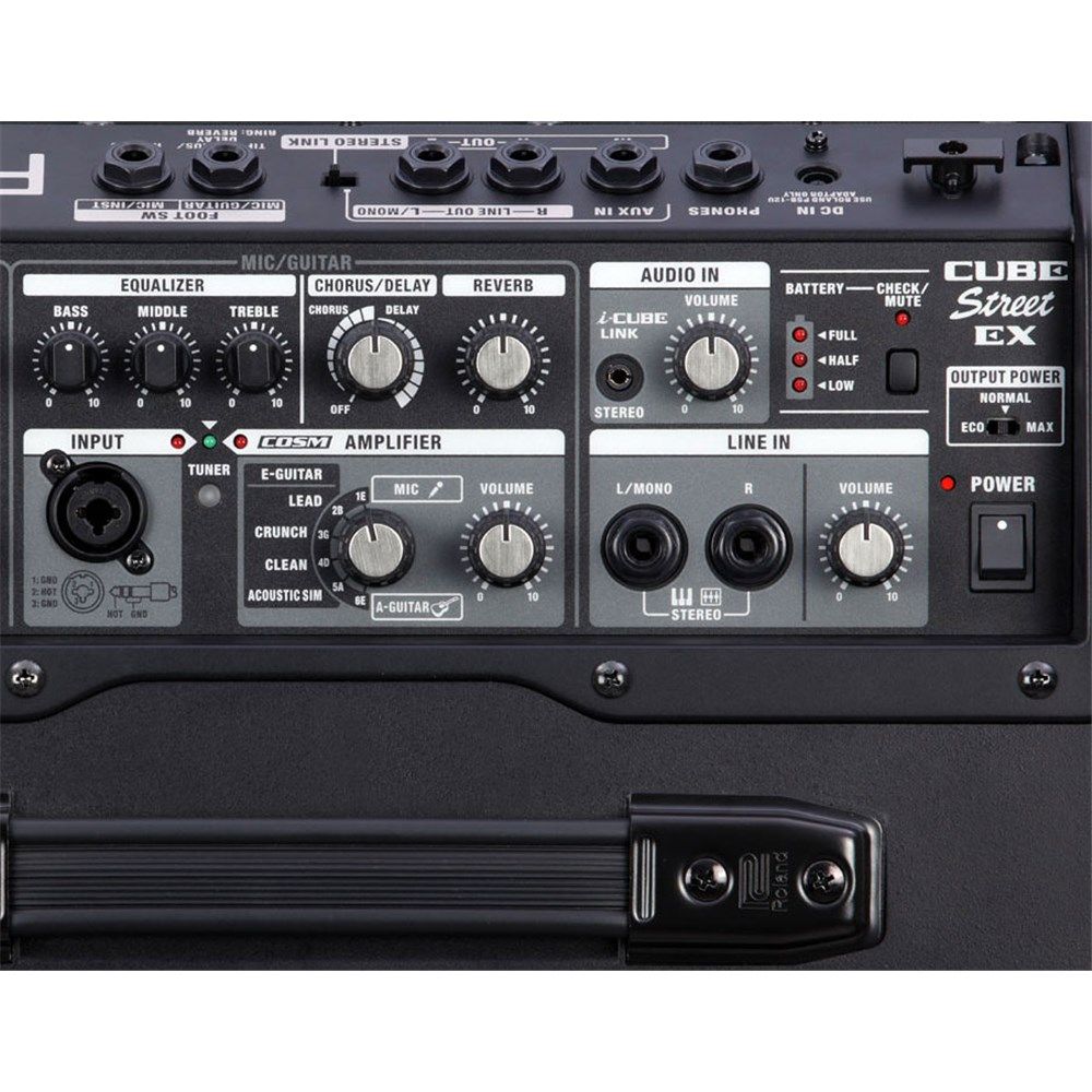 Roland Cube Street EX Battery Powered Stereo Amp (Black) · Store DJ