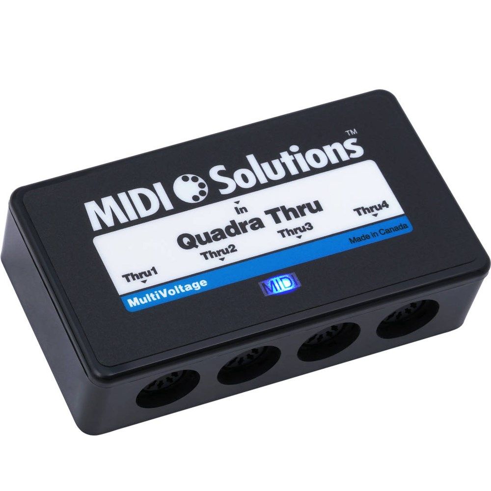 MIDI Solutions 1-In/4-Out Quadra Thru