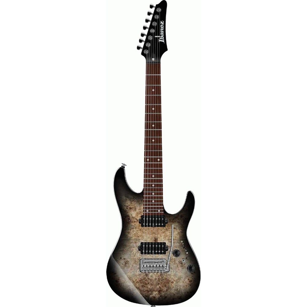 Ibanez AZ427P1PB CKB Premium 7-String (Charcoal Black Burst) inc