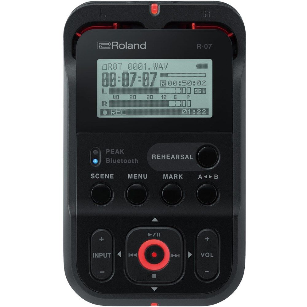 Roland R07 High-Resolution Audio Recorder (Black)