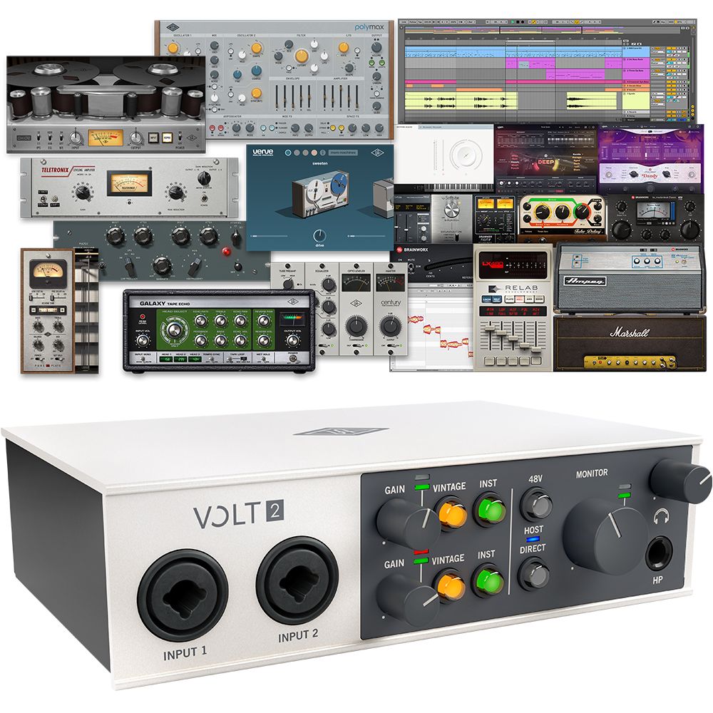 UNIVERSAL AUDIO ( ユニバーサルオーディオ ) VOLT 2 Volt 2 USB Recording Studio – Universal Audio
