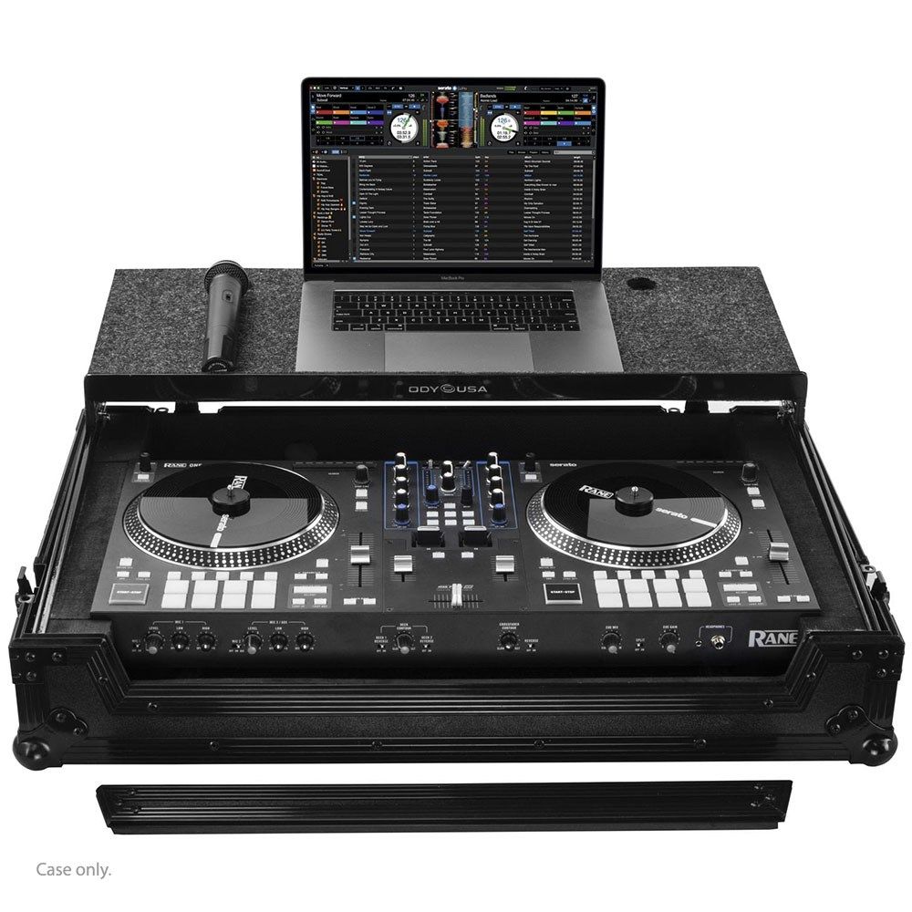 Odyssey Black Label Rane One Case w/ Wheels, Glider & Front Panel ...