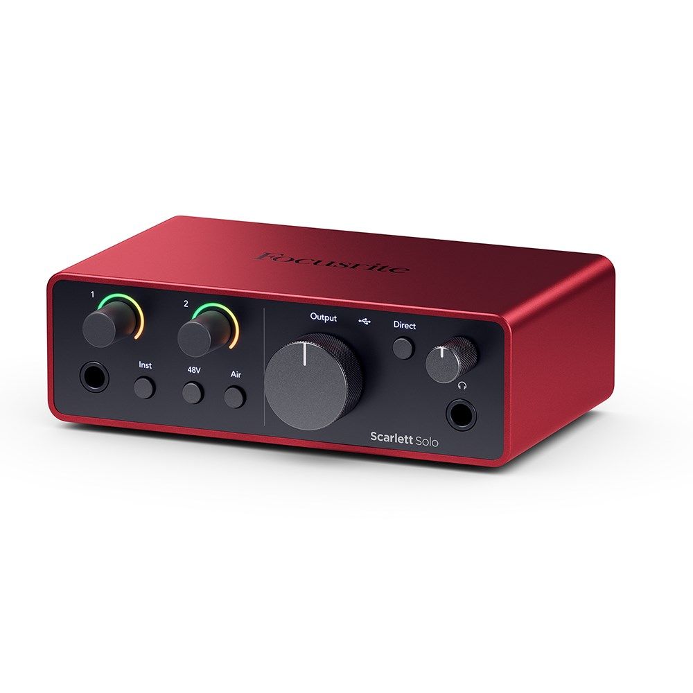 DTM・DAW focusrite scarlett solo Focusrite Scarlett Solo 4th Generation Audio Interface