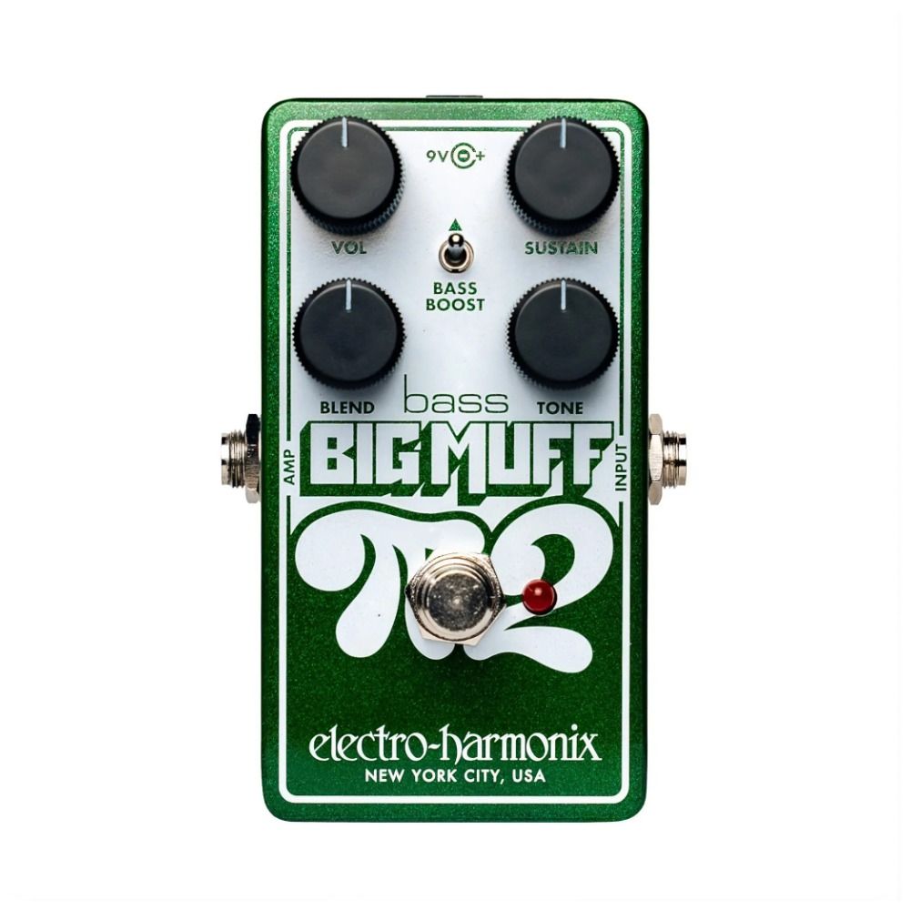 ベース electro-harmonix bass BIG MUFF Electro Harmonix Bass Big Muff Pi 2 Dual Op-Amp Bass Fuzz Pedal