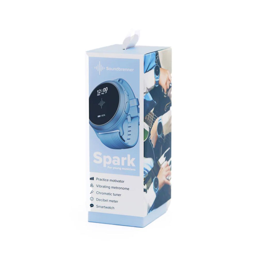 Soundbrenner Spark Wearable Vibrating Metronome (Blue)