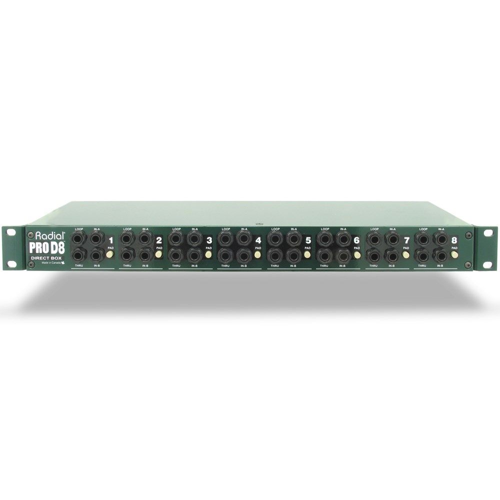 Radial ProD8 Eight Channel Rackmount Passive DI · Store DJ
