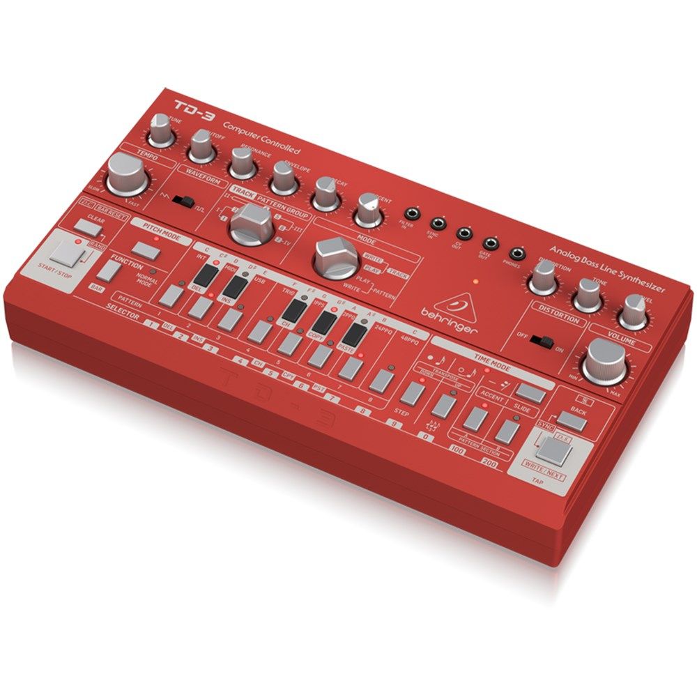 Behringer TD3 Analog Bass Line Synth w/ VCO, VCF & 16-Step