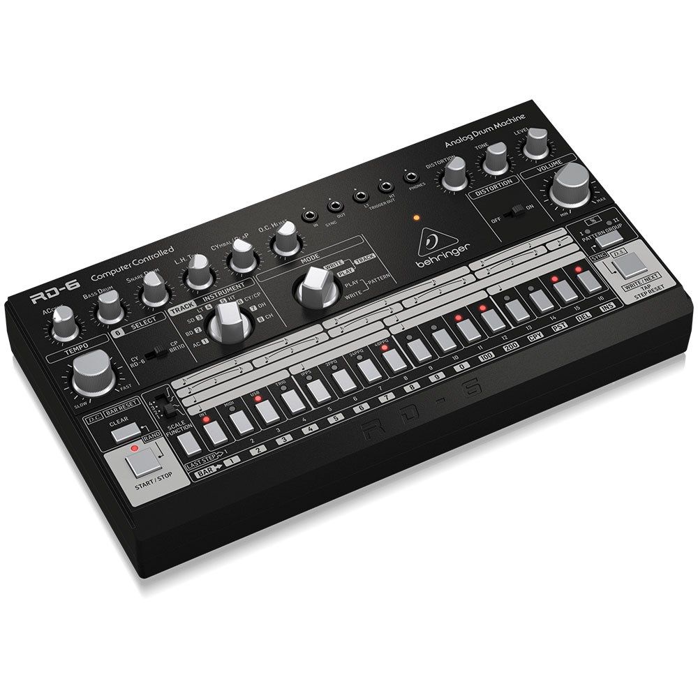Behringer RD6 Classic 606 Analog Drum Machine w/ 16 Step Sequencer