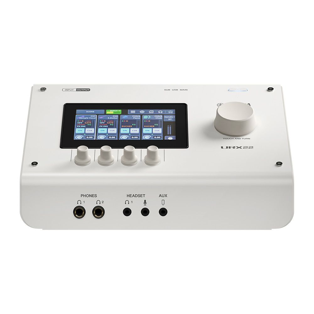 Yamaha URX22 4x2 USB-C Audio Interface w/ DSP-Powered Effects (White)