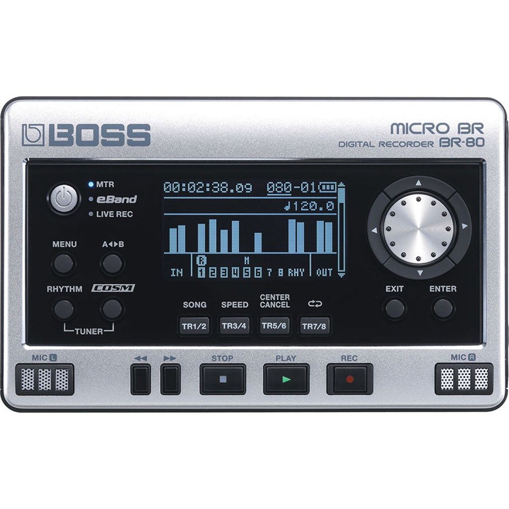 配信機器・PA機器・レコーディング機器 BOSS MICRO BR DIGITAL RECORDER Boss Micro BR-80 Digital Recorder