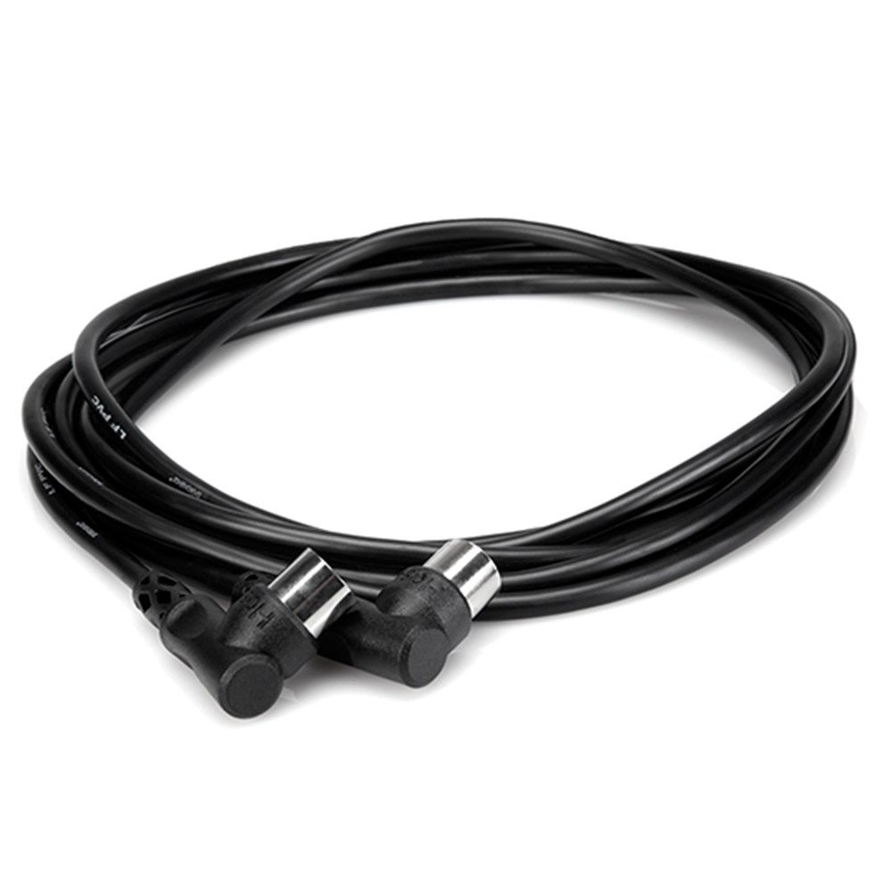 (未使用･未開封品)　Hosa MID-303RR 91cm 5ピンDIN 両側L型 MIDIケーブル vf3p617 Hosa MID-303RR Right-Angle 5-Pin DIN to Same MIDI Cable (3ft