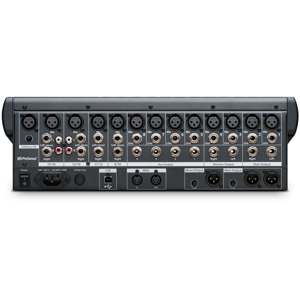 PreSonus StudioLive 16.0.2 USB 16x2 Performance & Recording