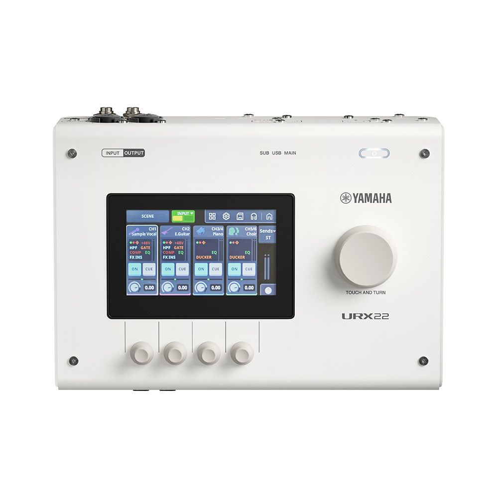 Yamaha URX22 4x2 USB-C Audio Interface w/ DSP-Powered Effects (White)