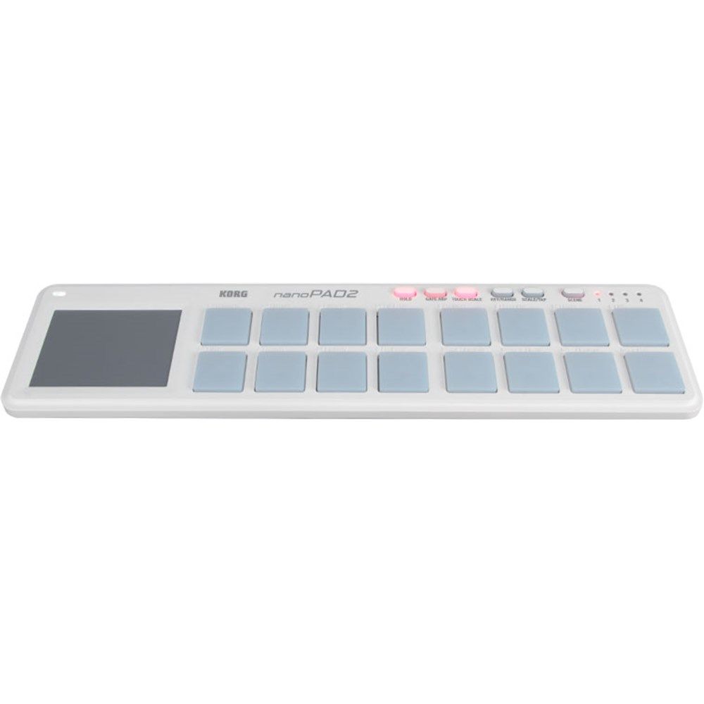 Korg nanoPAD (WHITE) 2nd Gen Portable MIDI Pads | Store DJ
