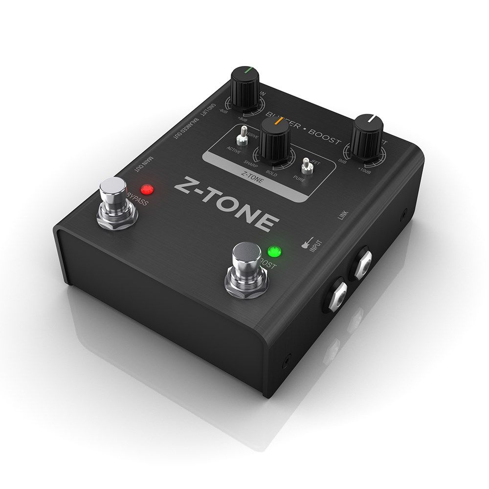 【DI】IK Multimedia Z-TONE Buffer Boost IK Multimedia Z-Tone Buffer Boost Preamp/DI Pedal w/ Advanced Tone