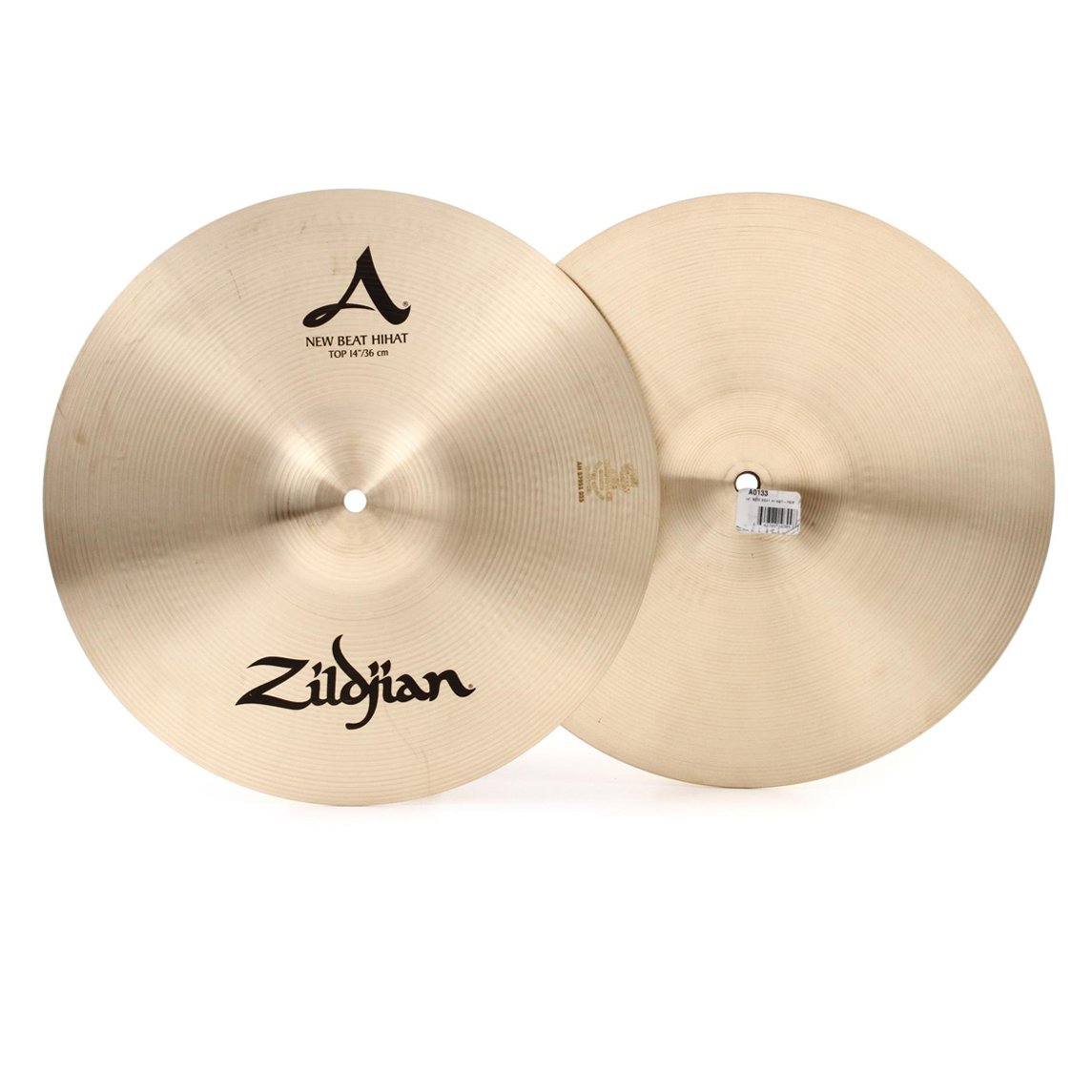 Zildjian A 14inch New Beat Hi Hat Cymbals (Pair) // Mannys Music