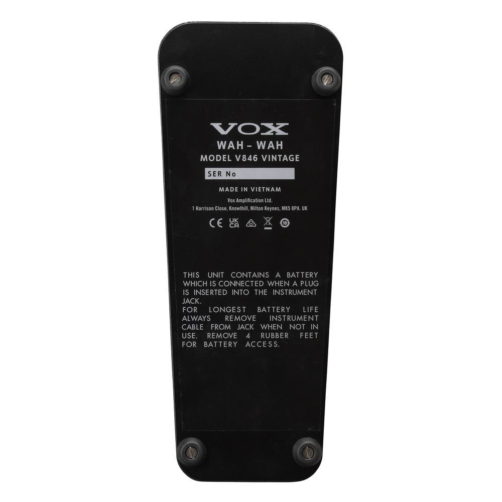 Vox V846 Vintage ワウペダル wah 45f98cb75f53dc3f9dfb121f178bc0
