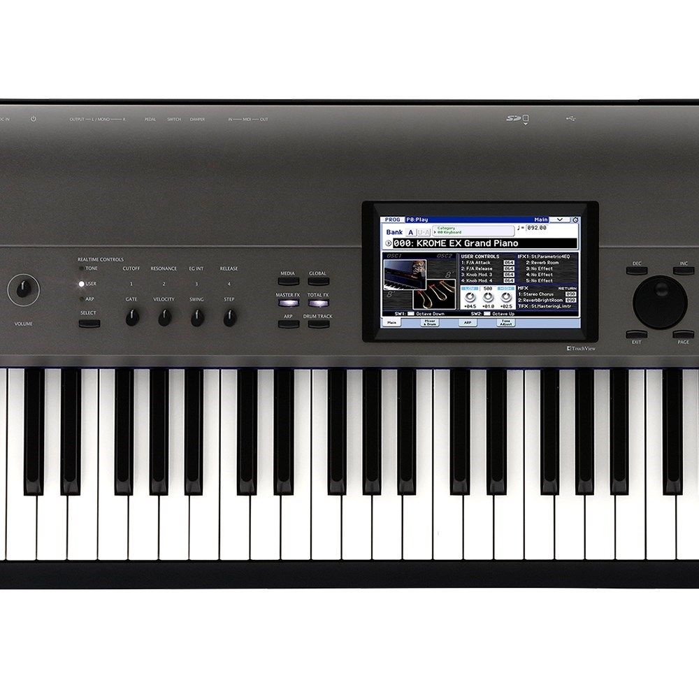 KORGシンセサイザーKROME EX 88 Korg Krome EX 88-key Synthesizer Workstation | Sweetwater