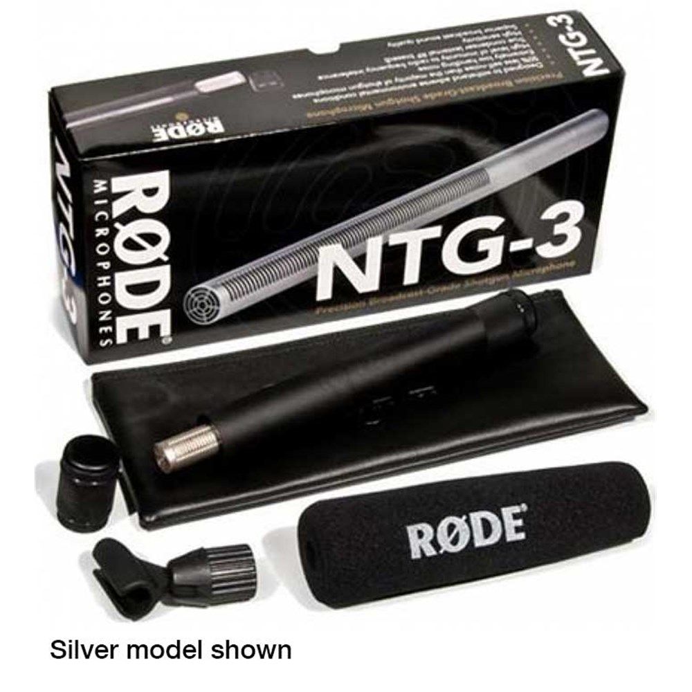 Rode NTG3 RF-Bias Shotgun Microphone (Black)