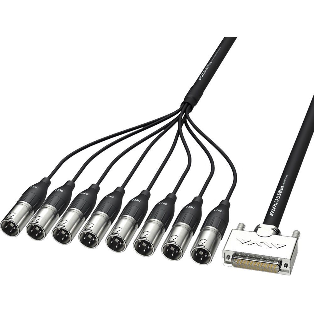 配信機器・PA機器・レコーディング機器 ALVA D-Sub25 to 8x XLR 3m RME Certified Alva Pro Series DB25 8x XLR(M) Cable (3m) | Store DJ