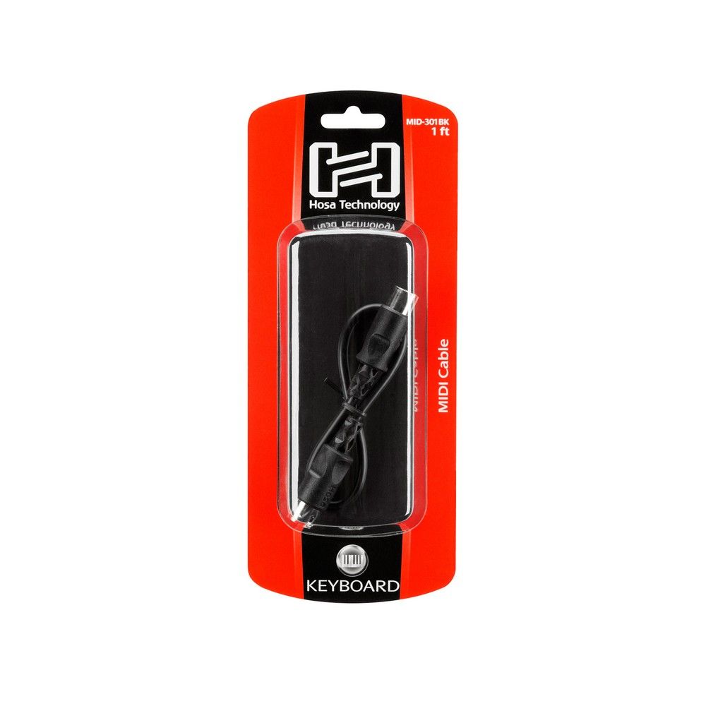 Hosa MID-305BK - MIDI Cable - 5 ft kopen? | XLR-kabels