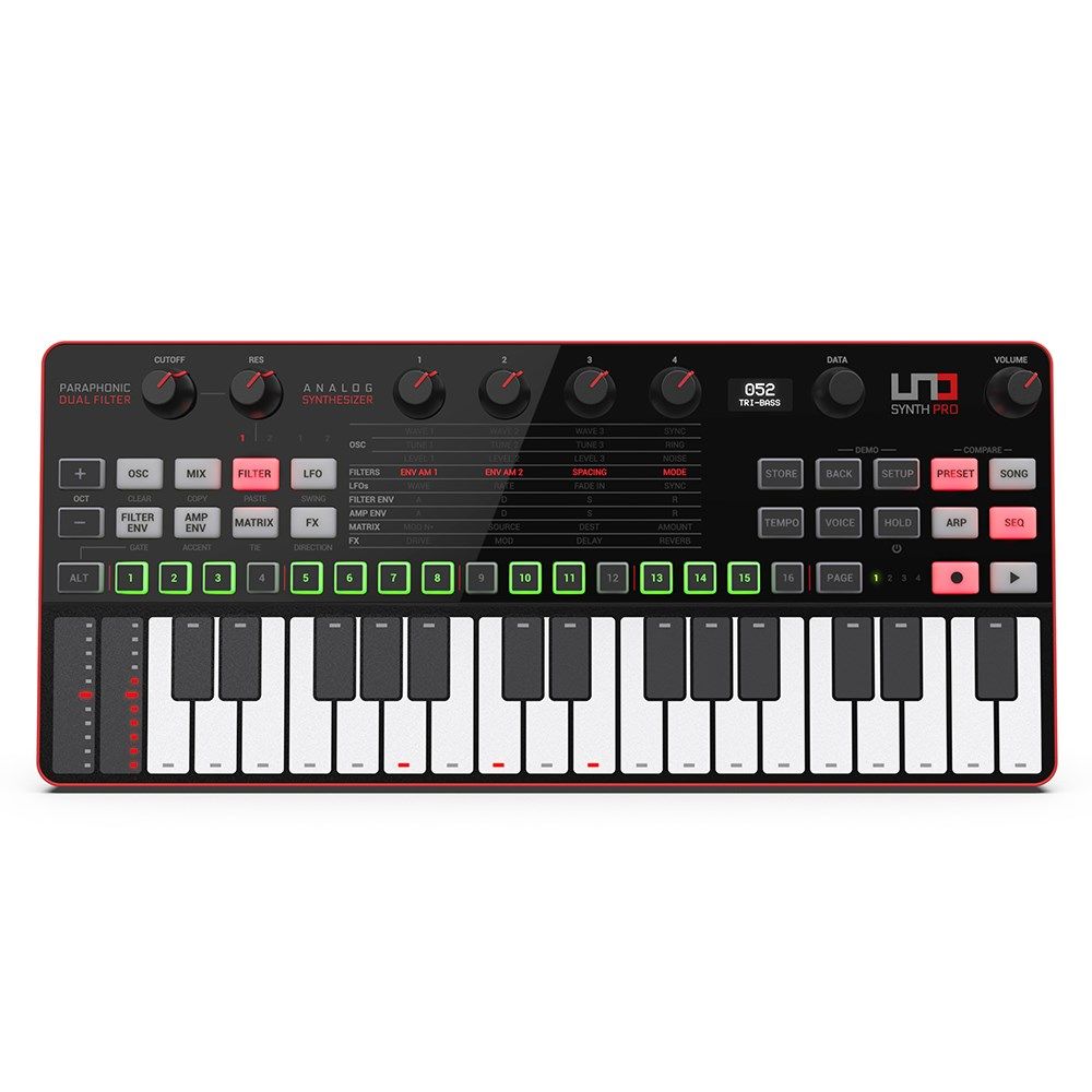 IK Multimedia UNO Synth Pro Desktop Paraphonic Dual Fllter Analog