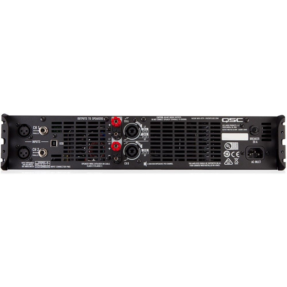 QSC GXD8 Professional Power Amplifier (800W @ 8ohms)