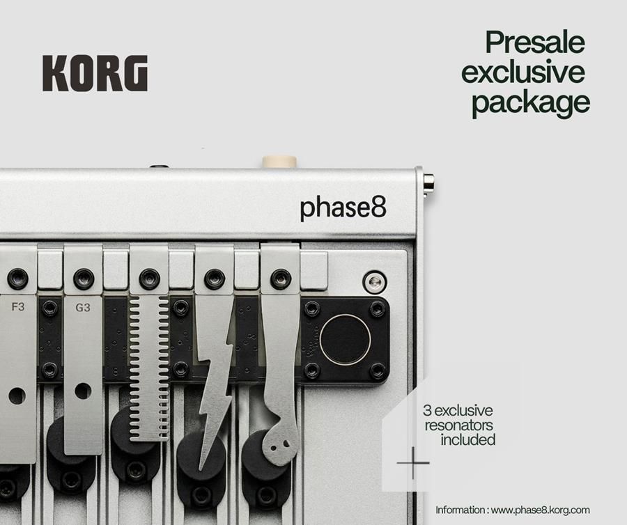 Korg phase8 8-Voice Haptic Sound Generation Acoustic Synthesizer