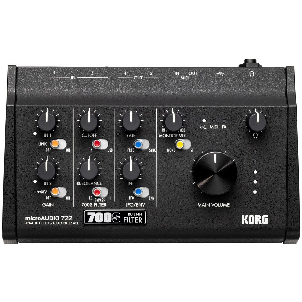 Korg MicroAudio 722 2-Input/ 2-Output USB Audio Interface w