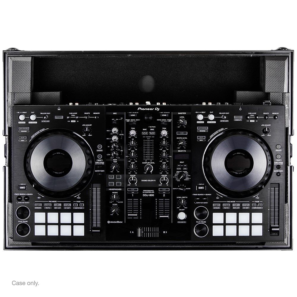 Odyssey Pioneer DDJ800 Low Profile Flight Zone Case (FZPIDDJ800BL)
