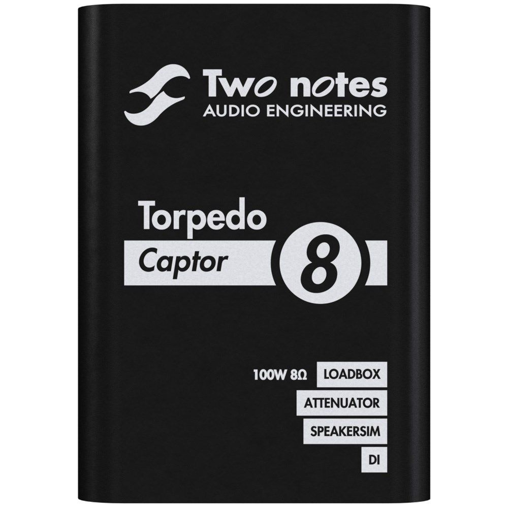 Two Notes Torpedo Captor 8 Compact Loadbox, Attenuator & Amp DI (8