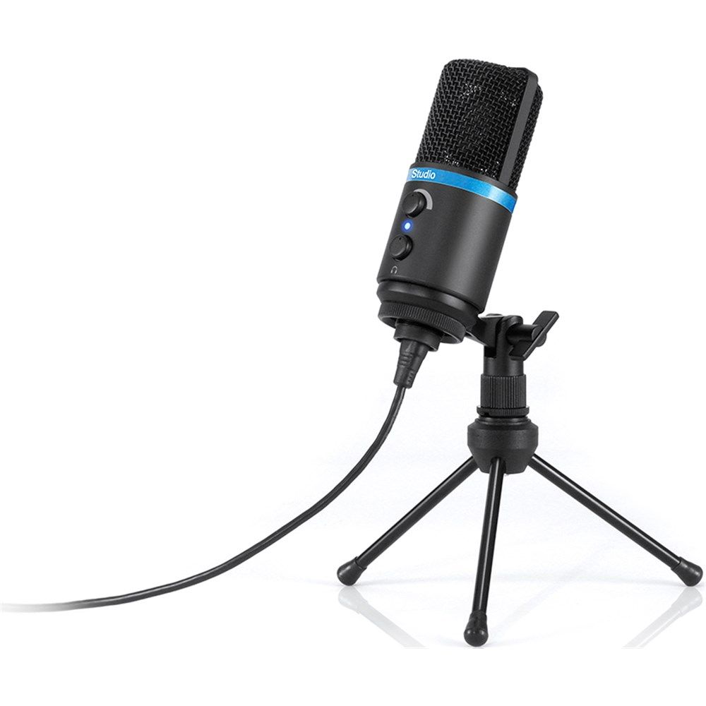 配信機器・PA機器・レコーディング機器 IK Multimedia iRig Mic Studio Black IK Multimedia iRig Mic Studio iOS/USB Condenser Mic (Black)
