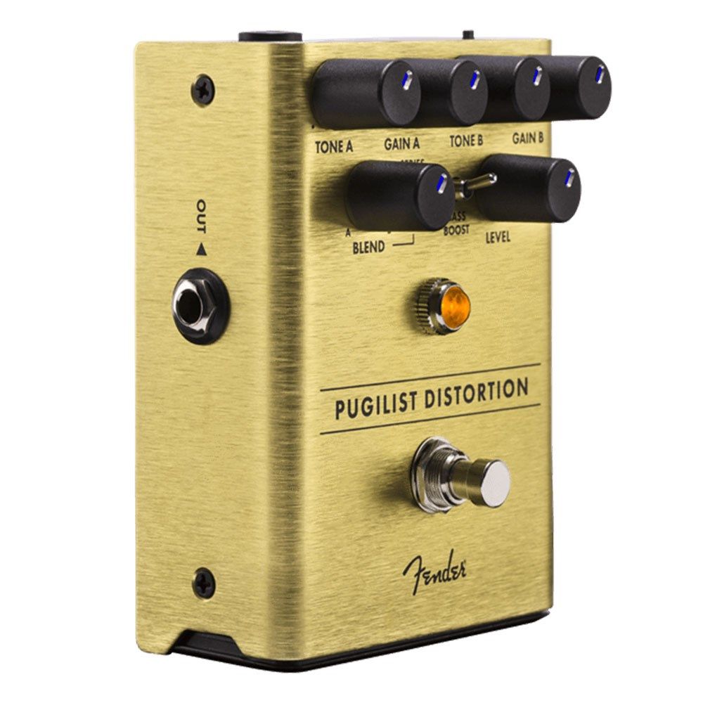Fender PUGILIST DISTORTION ゴールド Fender Pugilist Distortion Pedal