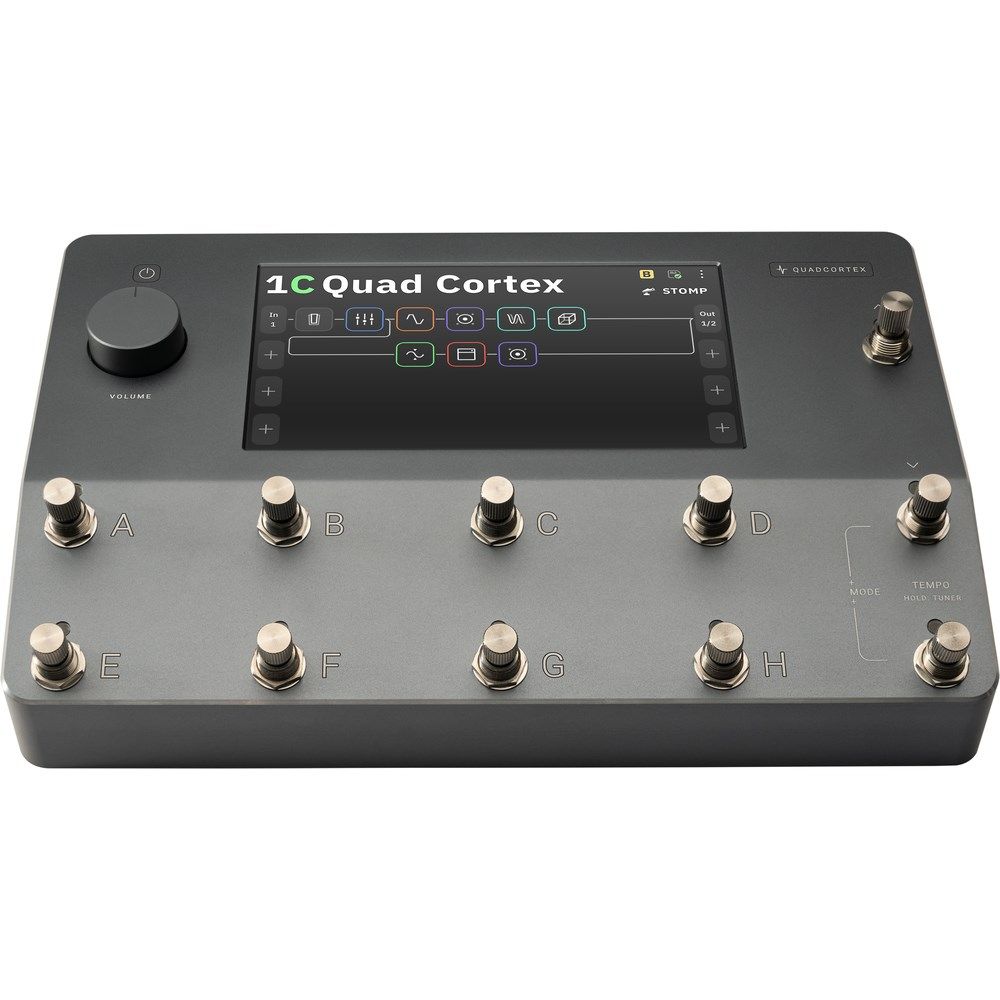Quad Cortex ギターエフェクター シルバー Neural DSP Quad Cortex Multi-Effects Modeler Profiler Pedal