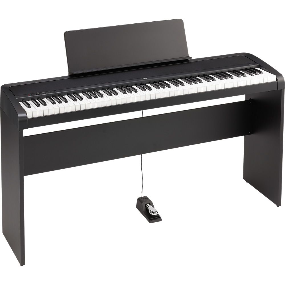 Korg B2 Plus 88-Note Weighted Digital Piano w/ Stand Pack (Black)