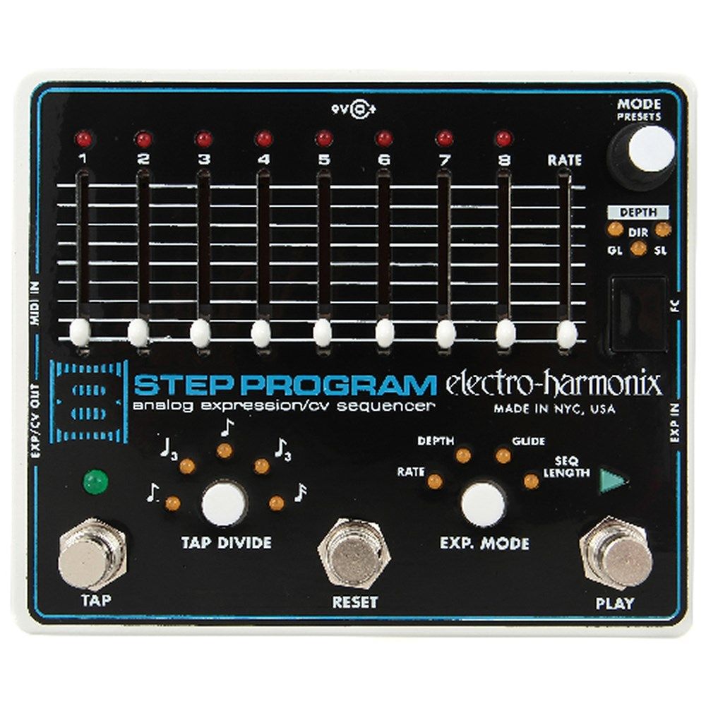 Electro Harmonix 8 Step Program とコントローラー Electro Harmonix 8 Step Program Analog Expression / CV
