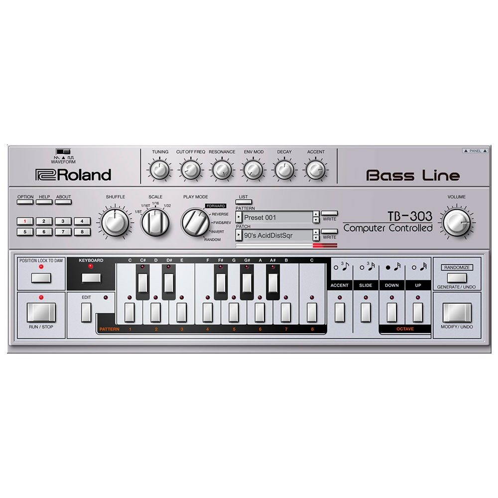 Roland EF-303 エフェクター 303 909 808 Roland EF-303 Feature Run