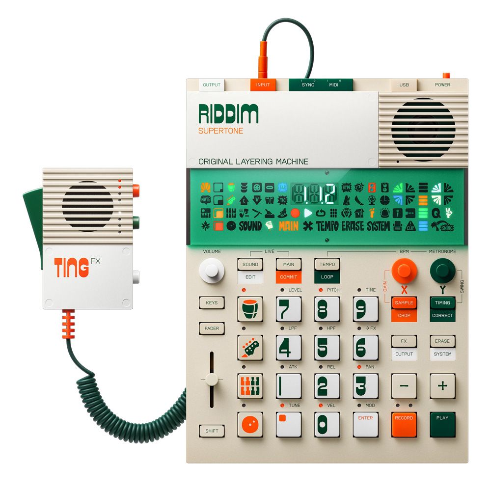 teenage engineering riddimセット Teenage Engineering EP-40 Riddim Bundle w/ EP-2350 Ting Microphone