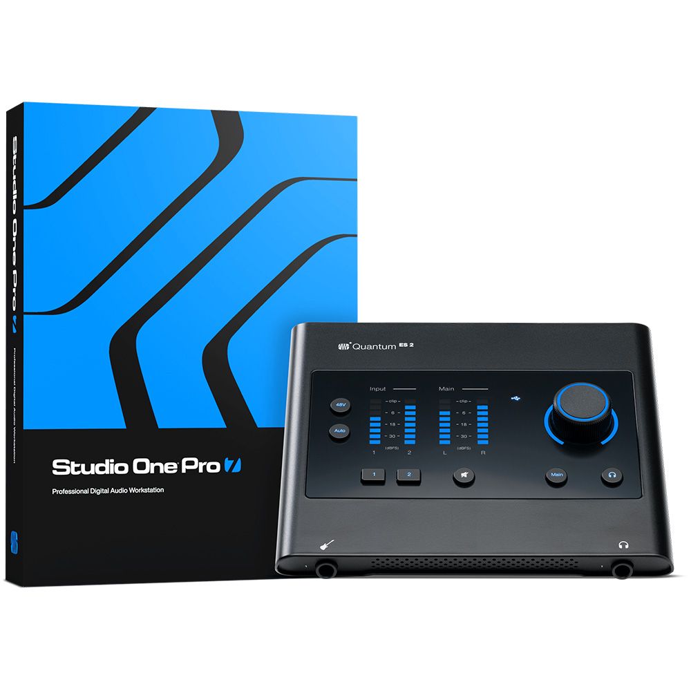 PreSonus Quantum ES2 2-In/2-Out Desktop USB-C Audio Interface