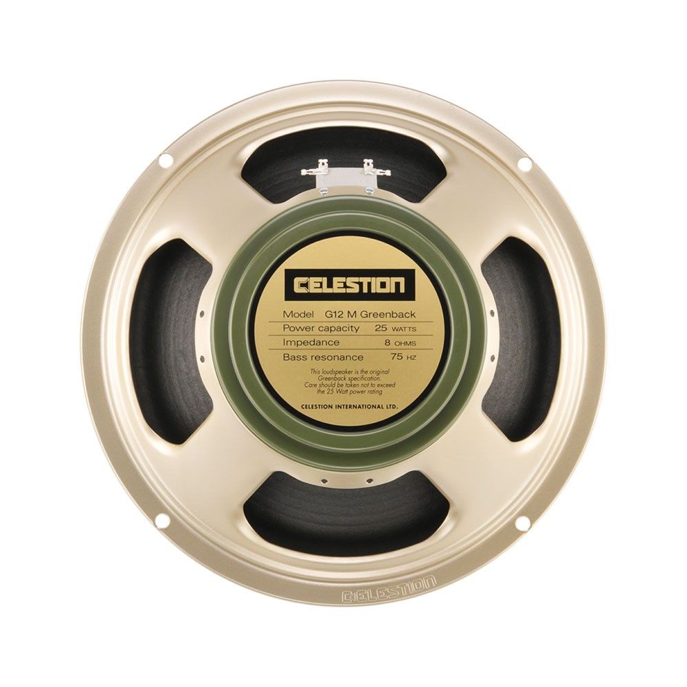 CELESTION G12M Greenback 16Ω ENGLAND製 Celestion G12M Greenback 12-inch 25W Ceramic Magnet Guitar Speaker