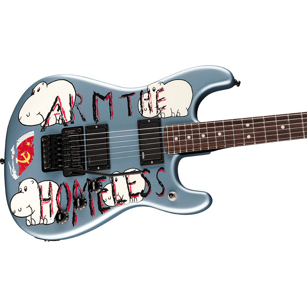 Fender Tom Morello Arm The Homeless Stratocaster (Blue Ice Metallic)