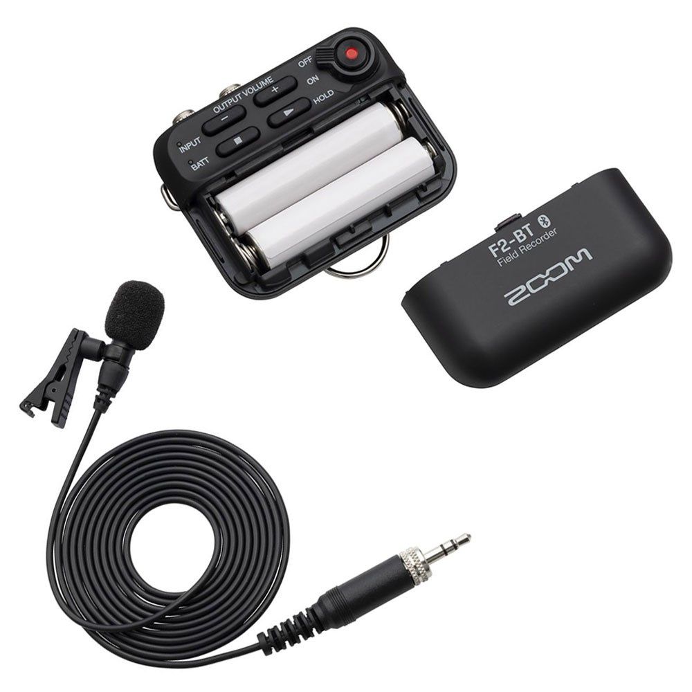 Zoom F2-BT Field Recorder w/ Bluetooth & LMF-2 Lavalier Mic | Store DJ
